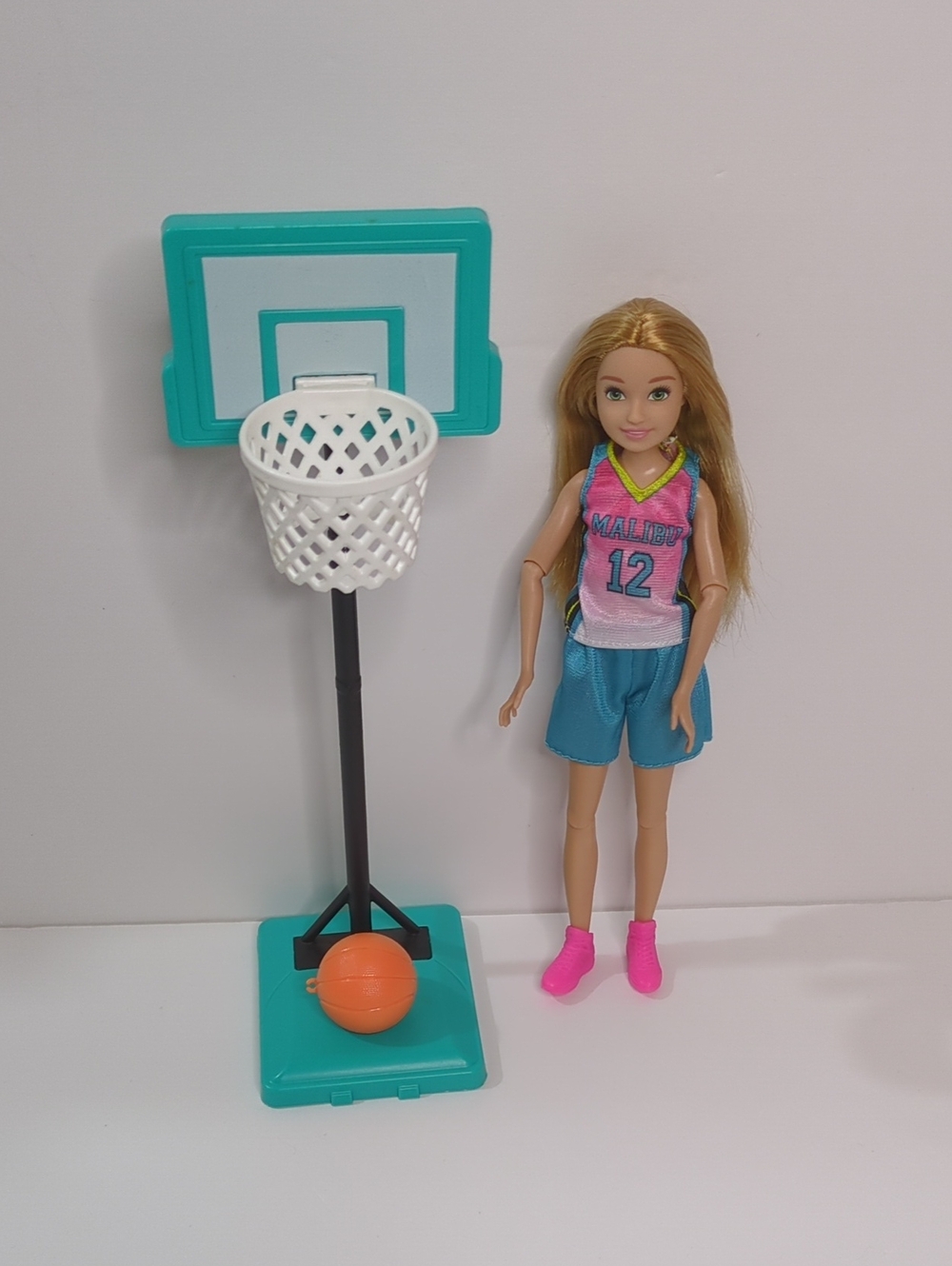 Barbie Teal Hoop Basketball Set with Pink Jersey Doll
